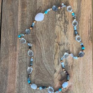 Bead & Natural Stone Necklace